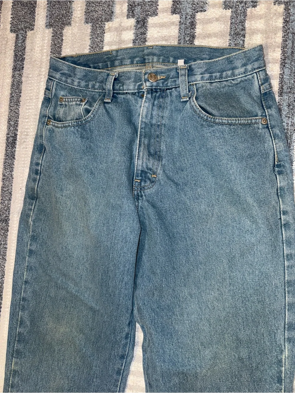 Vintage Bolero Jeans Collection Classic Straight Fit Men's Blue Jeans Size 32